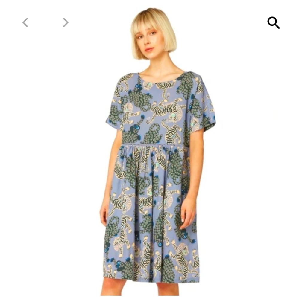 Gorman Tiger Queen Cotton Sadie Smock Cotton Dress size 8